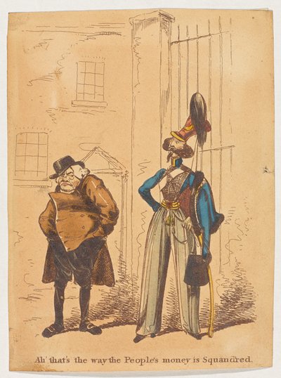 Ah, sillä tavalla ihmisten rahoja tuhlataanpunaiseksi tekijältä George Cruikshank