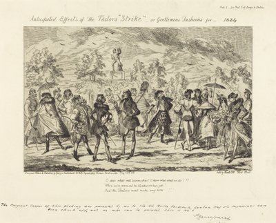 Räätälien "lakon" odotetut vaikutukset tekijältä George Cruikshank