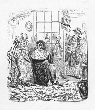 Parturilla (kaiverrus) tekijältä George Cruikshank