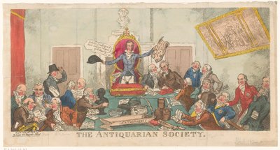 Versammlung der Society of Antiquaries tekijältä George Cruikshank