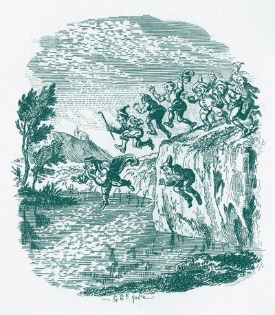 Veljekset Grimm Lasten ja tekijältä George Cruikshank
