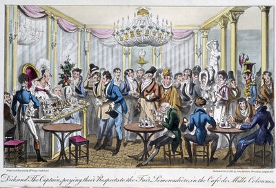 Café des Milles -kolumnit - David Careyn "Elämä Pariisissa", Lontoossa tekijältä George Cruikshank