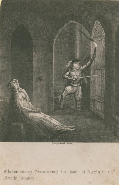 Cholmondeley löytää Alexian ruumiin tekijältä George Cruikshank