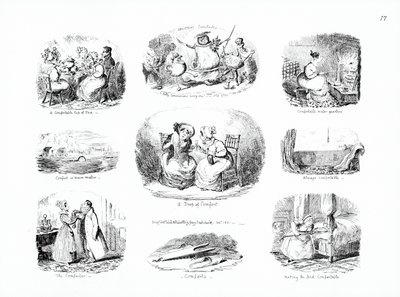 Mukavuus (kaiverrus) tekijältä George Cruikshank