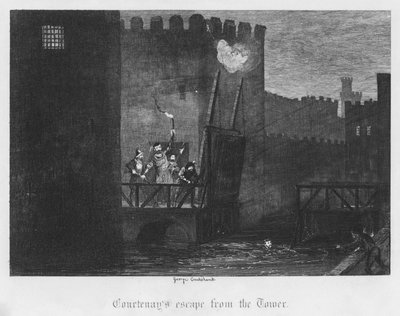 Courtenayn pako tornista (kaiverrus) tekijältä George Cruikshank