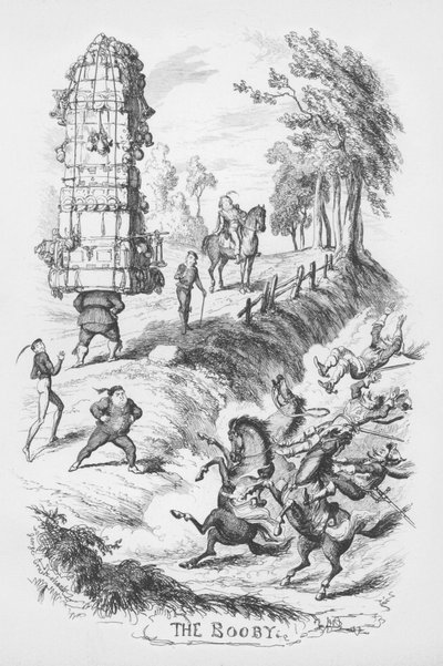 George Cruikshankin kuvitus The Pentamerone -teokseen (kaiverrus). tekijältä George Cruikshank