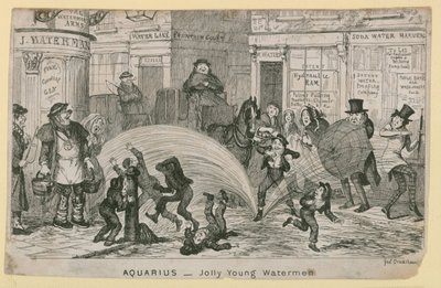 Iloiset nuoret vesimiehet tekijältä George Cruikshank