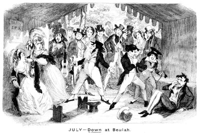 Heinäkuu - Beulahissa, 1840-luku. tekijältä George Cruikshank
