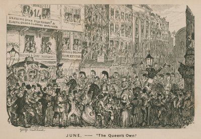 Kesäkuu - Kuningattaren oma tekijältä George Cruikshank