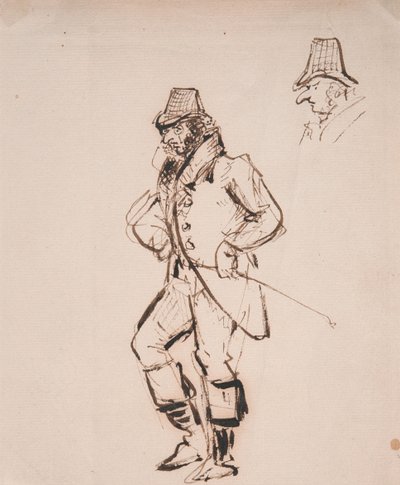 Mies, jolla on ratsupiiska tekijältä George Cruikshank