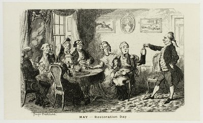 Toukokuu - George Cruikshankin teräspiirrosten entisöintipäivä The Comic Almanacksille: 1835-1853 tekijältä George Cruikshank