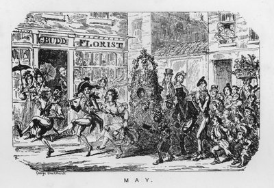 Vappu (kaiverrus) tekijältä George Cruikshank