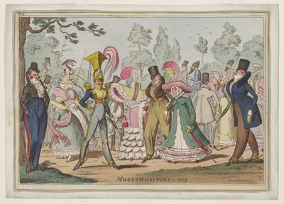 Vuoden 1819 epämuodostumat tekijältä George Cruikshank