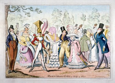 "Vuosien 1819 ja 1820 hirviöt", 1835. tekijältä George Cruikshank