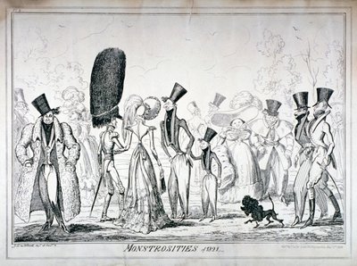 "Vuoden 1821 hirviöt", 1835. tekijältä George Cruikshank