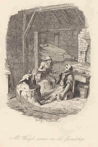 Weazel-herra elvyttää vanhan ystävyyssuhteen tekijältä George Cruikshank