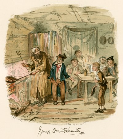 Oliver Twist tekijältä George Cruikshank