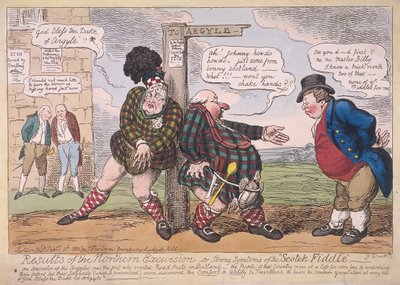"Pohjoisen retken tulokset", 1822 tekijältä George Cruikshank