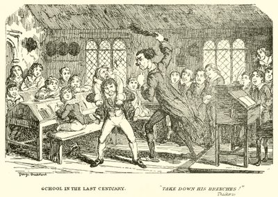 Koulu viime vuosisadalla tekijältä George Cruikshank