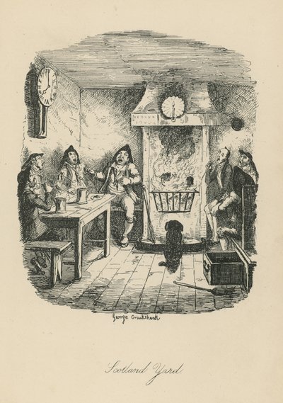 Scotland Yard, kirjoittanut George Cruikshank tekijältä George Cruikshank