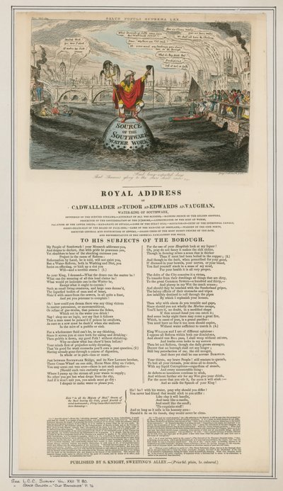 Southwarkin vesilaitos tekijältä George Cruikshank