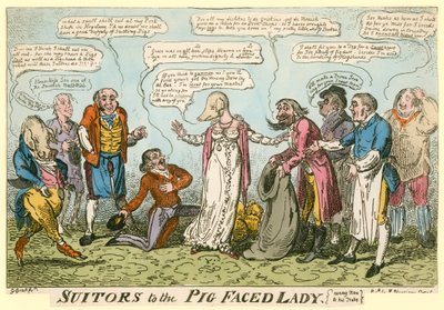 Lontoon Manchester Squaren sikanaaman naisen seuralaiset tekijältä George Cruikshank