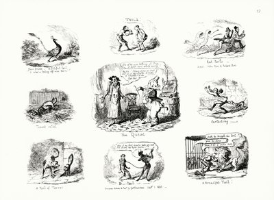 Hännät (kaiverrus) tekijältä George Cruikshank
