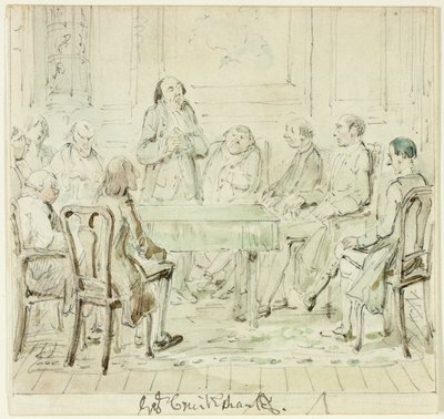 Lahjakkaiden liitto: Mr. Bullock puhuu ystävilleen tekijältä George Cruikshank
