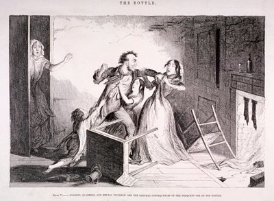 "Pullo", 1847 tekijältä George Cruikshank