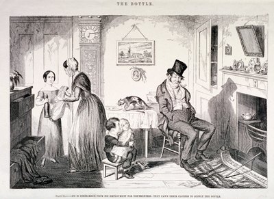 "Pullo", 1847 tekijältä George Cruikshank