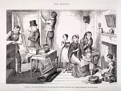 "Pullo", 1847 tekijältä George Cruikshank