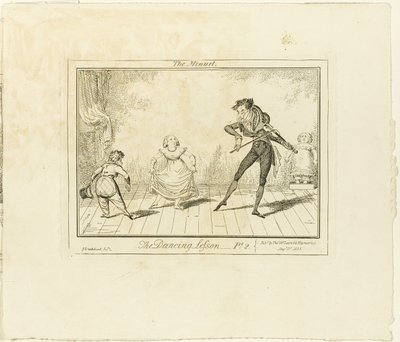 Tanssitunti, osa 2: Menuetti tekijältä George Cruikshank