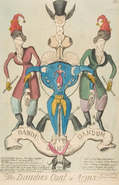 Dandiesin vaakuna, 28. maaliskuuta 1819, 28. maaliskuuta 1819. tekijältä George Cruikshank