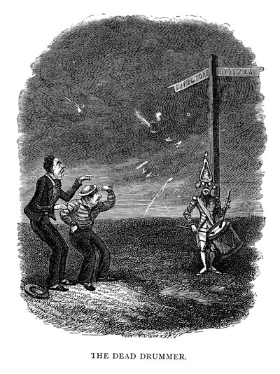 Kuollut rumpali, 1840 tekijältä George Cruikshank