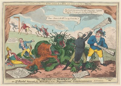 Kiinteistöveron kuolema!!! tekijältä George Cruikshank