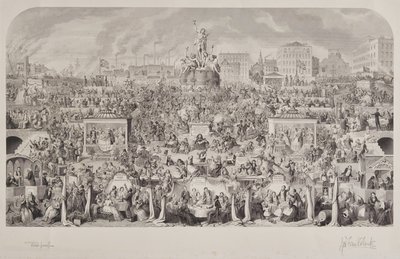 Yhteiskunnan juomistapa tai Bacchuksen palvonta tekijältä George Cruikshank