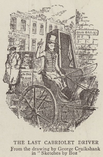 Viimeinen Cabrioletin kuljettaja tekijältä George Cruikshank