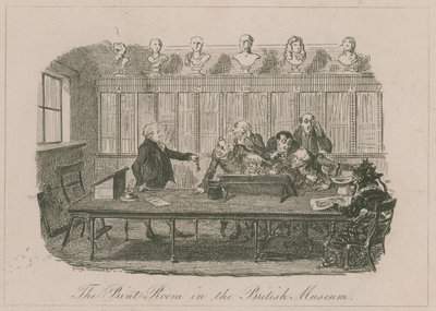 Print Room British Museumissa tekijältä George Cruikshank