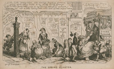 Kevätneljännes; sarjakuva tekijältä George Cruikshank