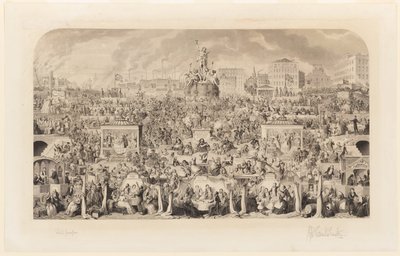 Bacchuksen palvonta tekijältä George Cruikshank