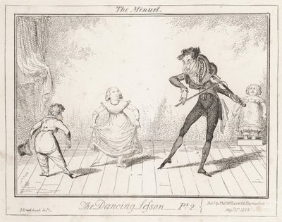 Tanssitunti: Menuetti tekijältä George Cruikshank
