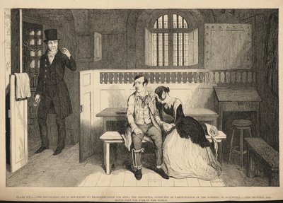 Juopurin poika tuomitaan elinkautiseen kuljetukseen tekijältä George Cruikshank