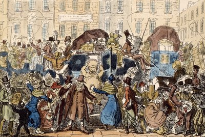 Huonekalut ja erilaiset esineet 1100- ja 1300-luvuilta tekijältä George Cruikshank