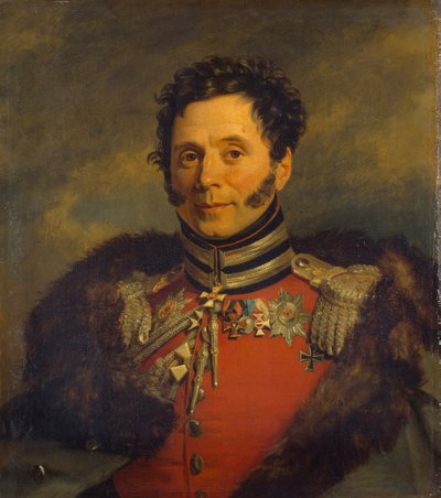 Kenraali Nikolai Ivanovitš Depreradovitšin muotokuva 1767-1843, ennen vuotta 1825 tekijältä George Dawe