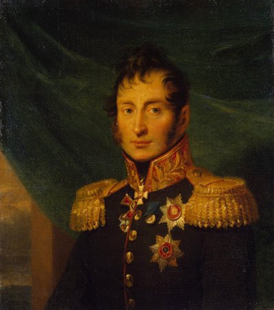 Nikolai Aleksejevitš Tuchkovin muotokuva 1765-1812, ennen vuotta 1825 tekijältä George Dawe