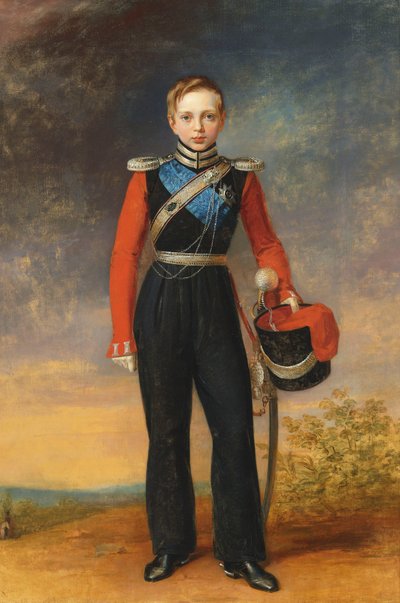 Kruununprinssi Aleksanteri Nikolajevitšin muotokuva 1818-1881. tekijältä George Dawe