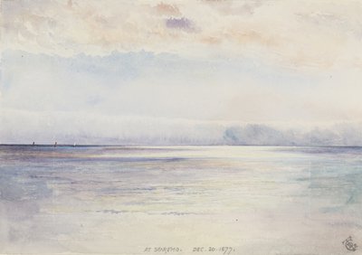San Remossa, 30. joulukuuta 1877 (wc paperille). tekijältä George Douglas Tinling