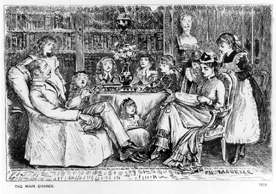 The Main Chance, kuva Punchista, 1878 tekijältä George du Maurier