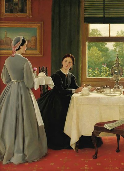 Iltapäivätee, 1865. tekijältä George Dunlop Leslie