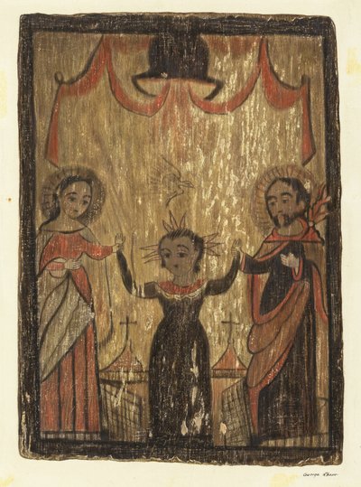 Retablo - Pyhä perhe, n. 1938. tekijältä George E. Rhone